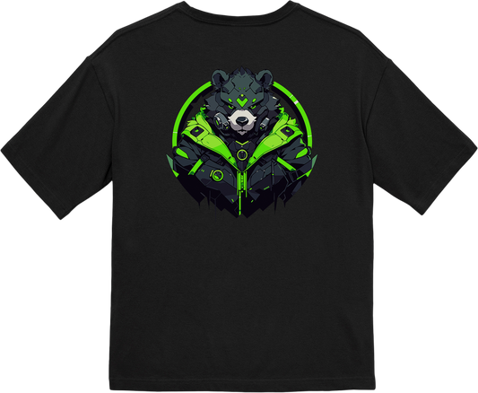 100% Cotton Oversized Tee | Mascot-Bear-005