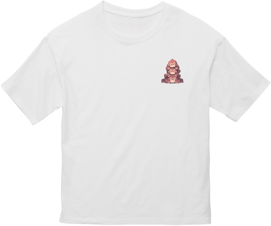 100% Cotton Oversized Tee | Kawaii-Ape-001