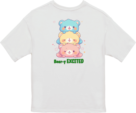 100% Cotton Oversized Tee | Kawaii-Bear-002