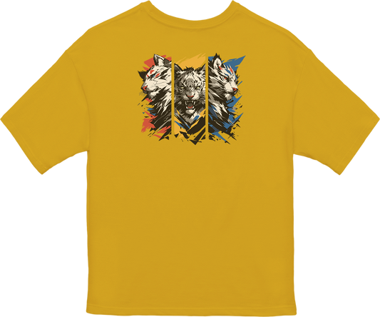 100% Cotton Oversized Tee | Merdeka-Tiger-003