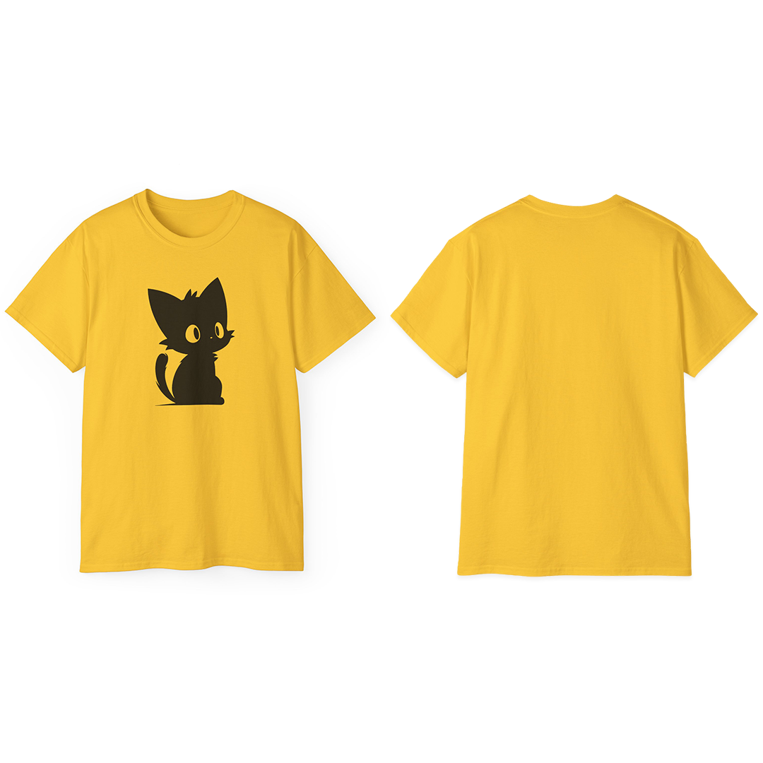 100% Cotton Short Sleeve Tee | Minimalism-Cat-004