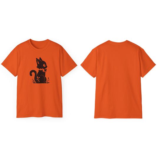 100% Cotton Short Sleeve Tee | Minimalism-Cat-013