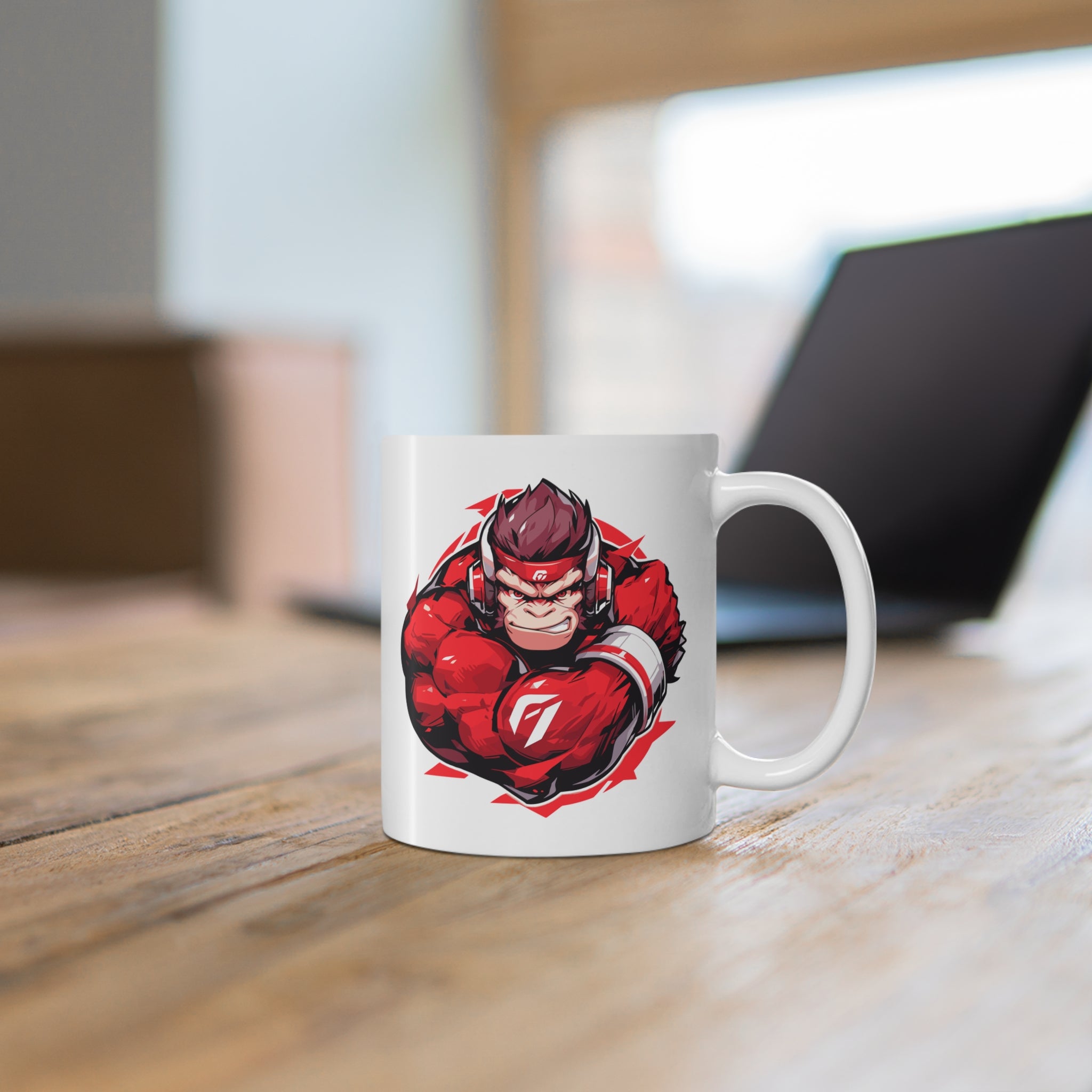 11盎司马克杯 | Mascot-Ape-010