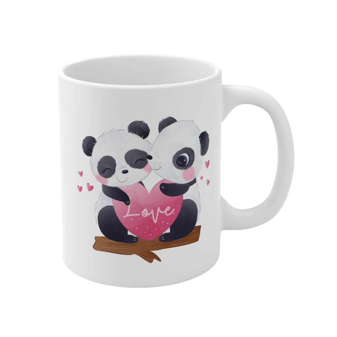 11盎司马克杯 | Kawaii-Panda-001