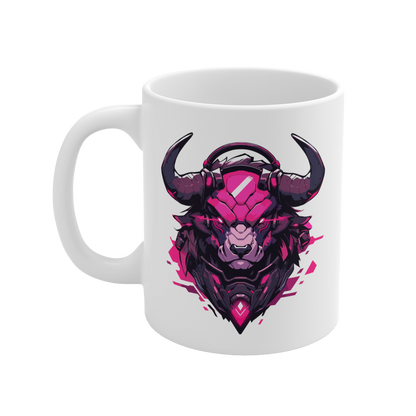 11 Oz Mug | Mascot-Bull-002