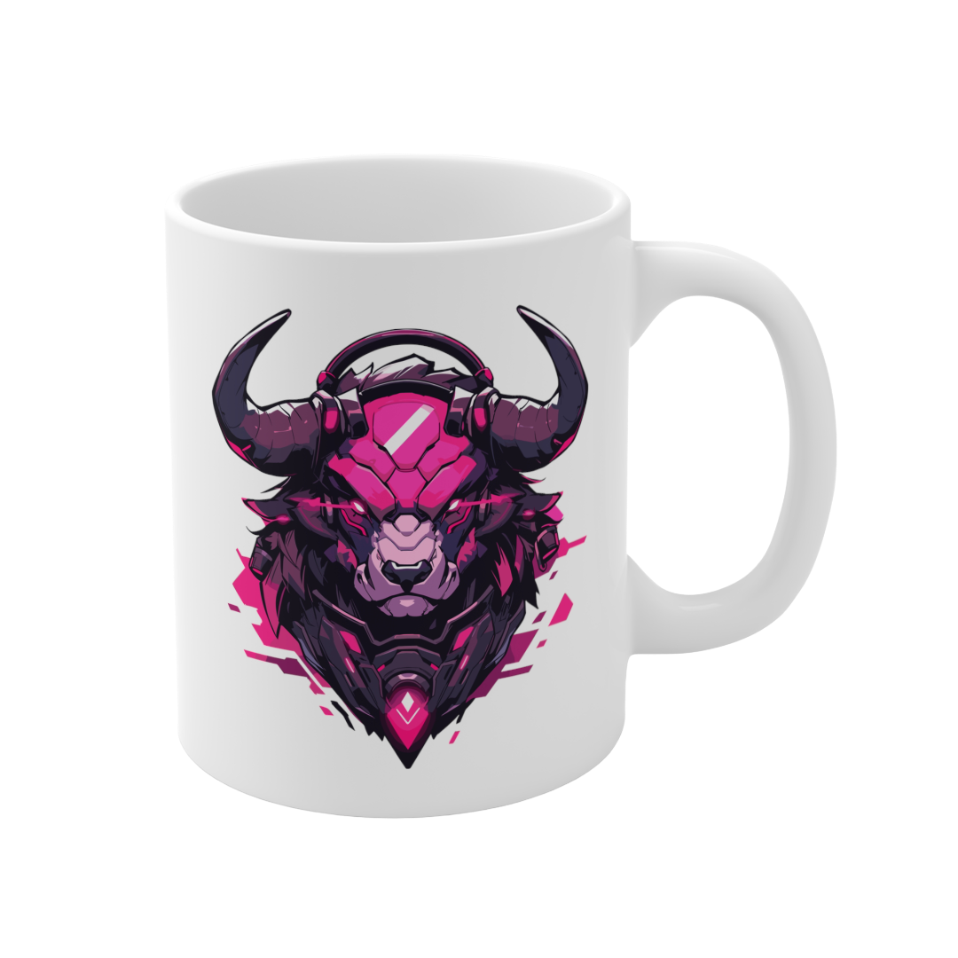 11 Oz Mug | Mascot-Bull-002