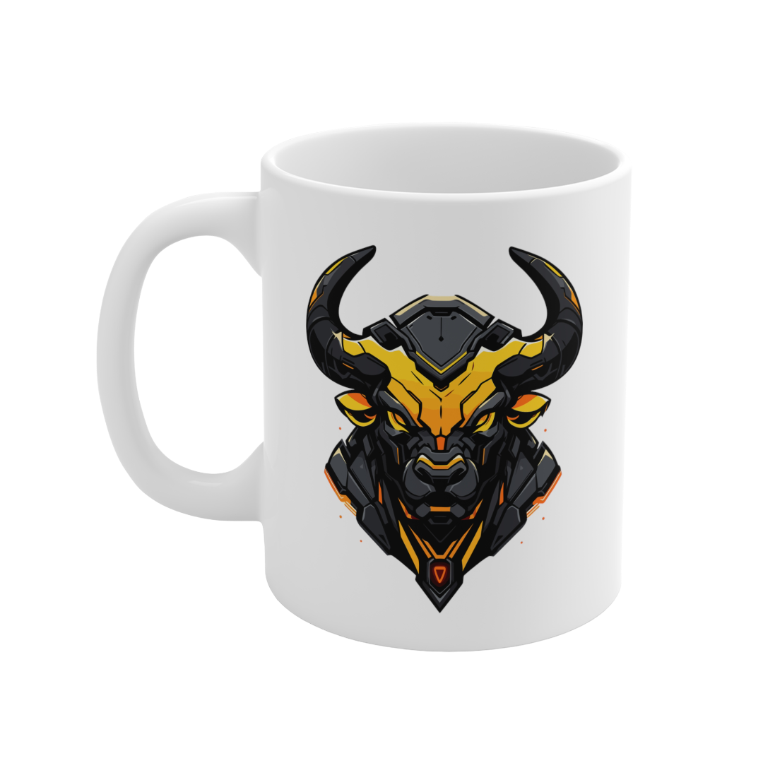 11 Oz Mug | Mascot-Bull-003