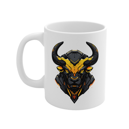 11 Oz Mug | Mascot-Bull-003