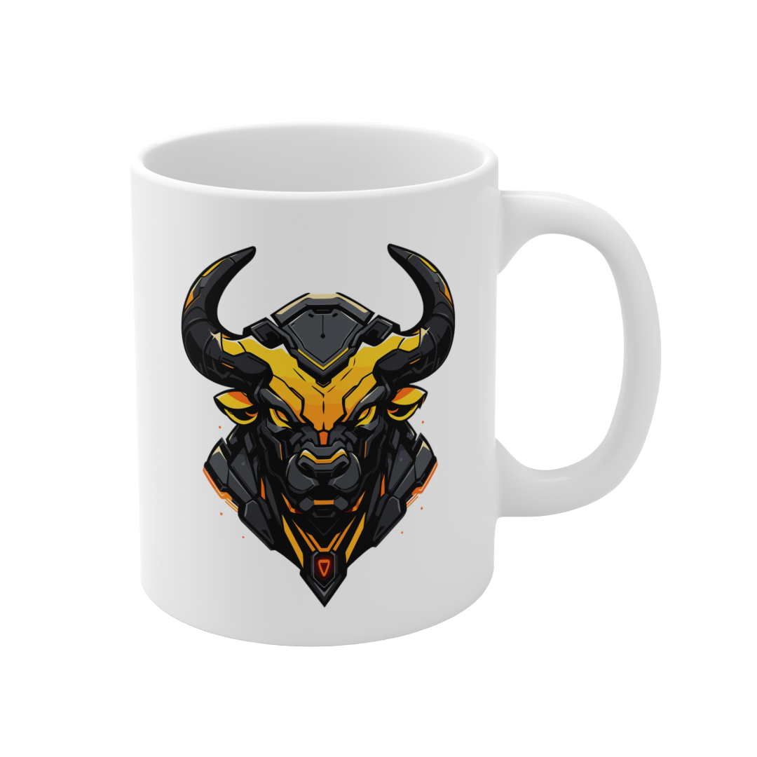 11 Oz Mug | Mascot-Bull-003