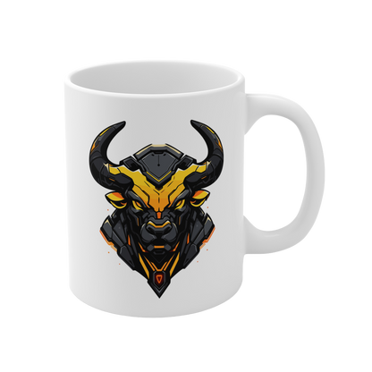 11 Oz Mug | Mascot-Bull-003