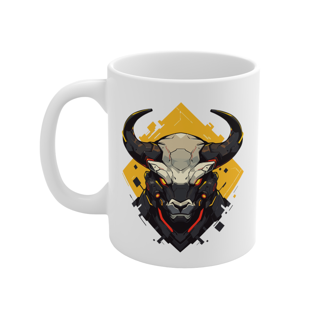 11 Oz Mug | Mascot-Bull-004