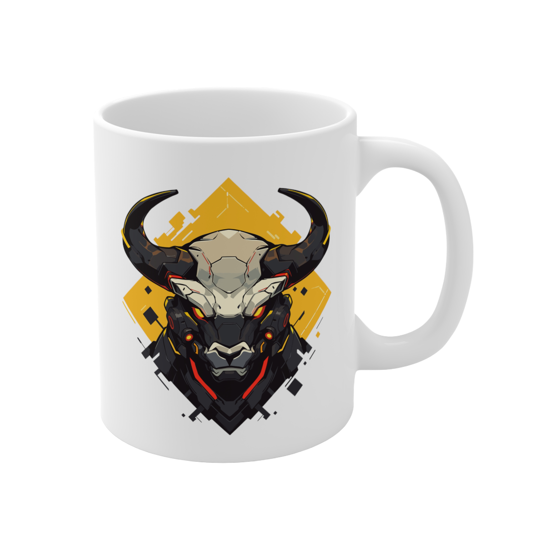 11 Oz Mug | Mascot-Bull-004