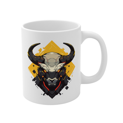 11 Oz Mug | Mascot-Bull-004