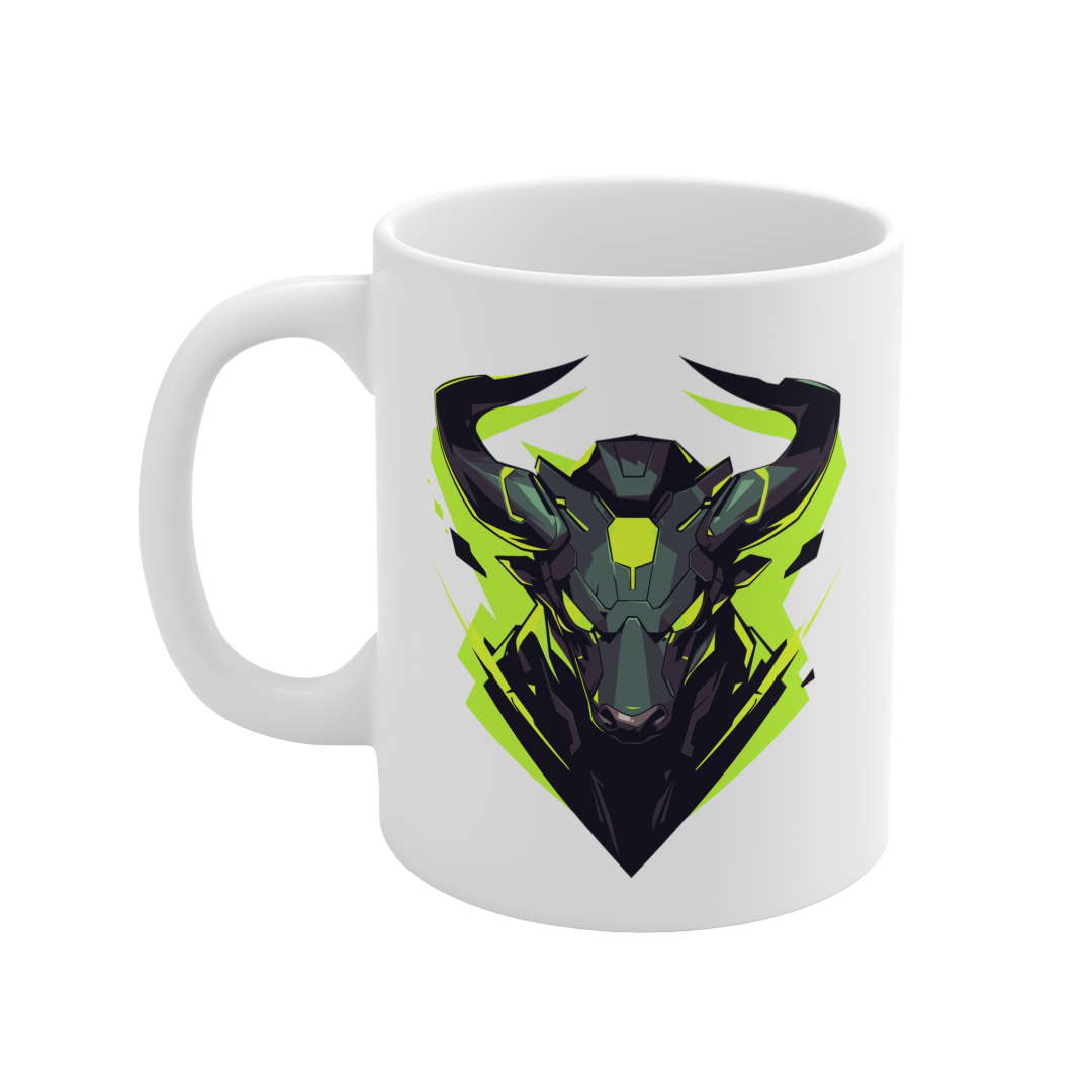 11 Oz Mug | Mascot-Bull-005