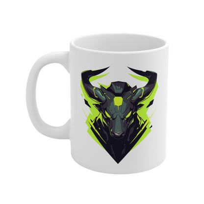 11 Oz Mug | Mascot-Bull-005