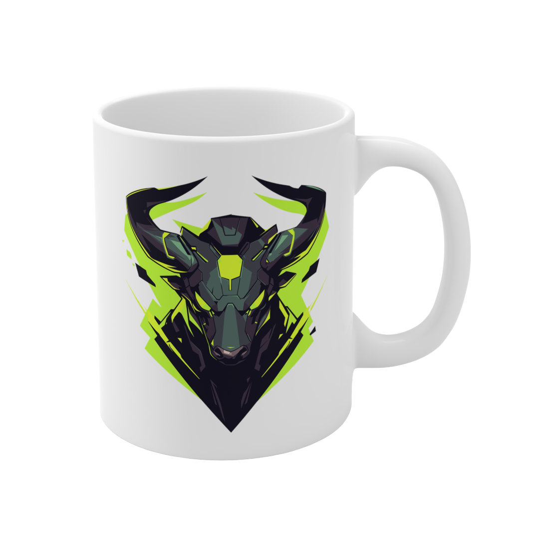 11 Oz Mug | Mascot-Bull-005