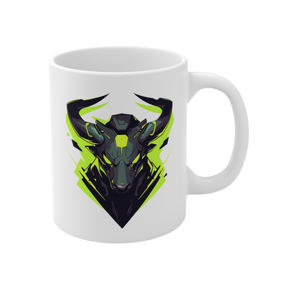 11 Oz Mug | Mascot-Bull-005