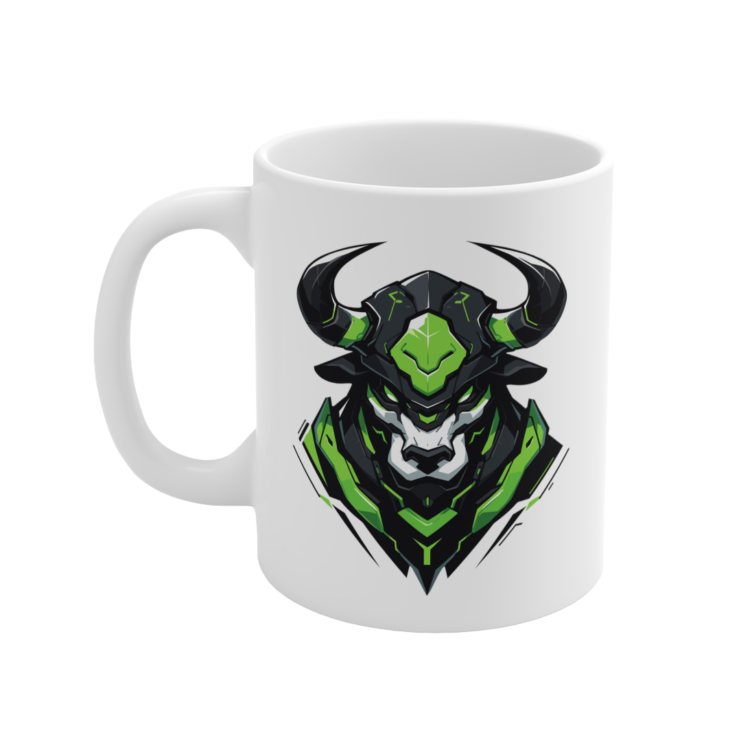 11 Oz Mug | Mascot-Bull-006