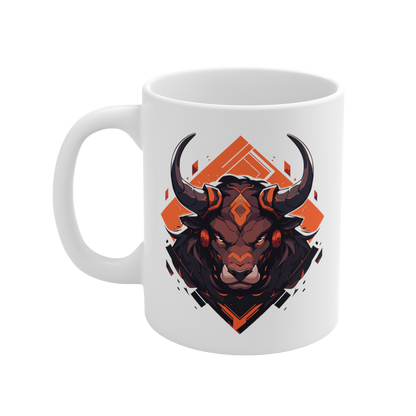 11 Oz Mug | Mascot-Bull-007