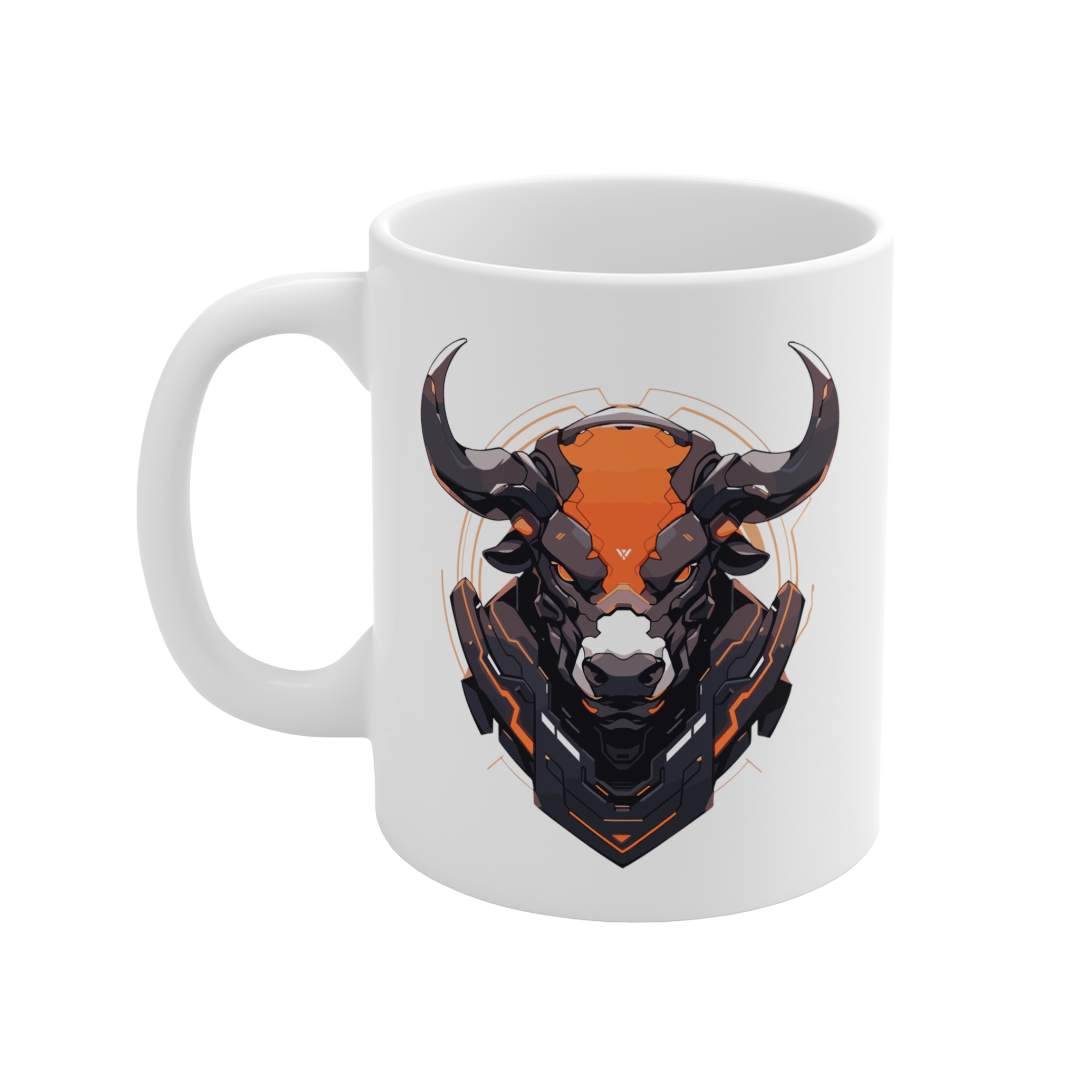 11 Oz Mug | Mascot-Bull-008