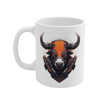 11 Oz Mug | Mascot-Bull-008