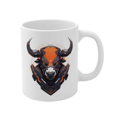 11 Oz Mug | Mascot-Bull-008