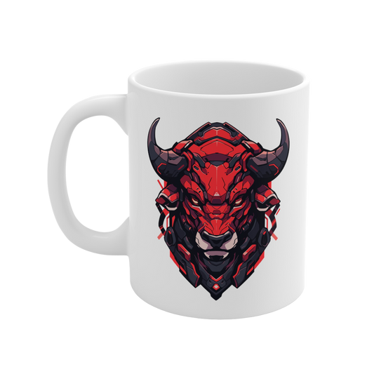 11 Oz Mug | Mascot-Bull-009