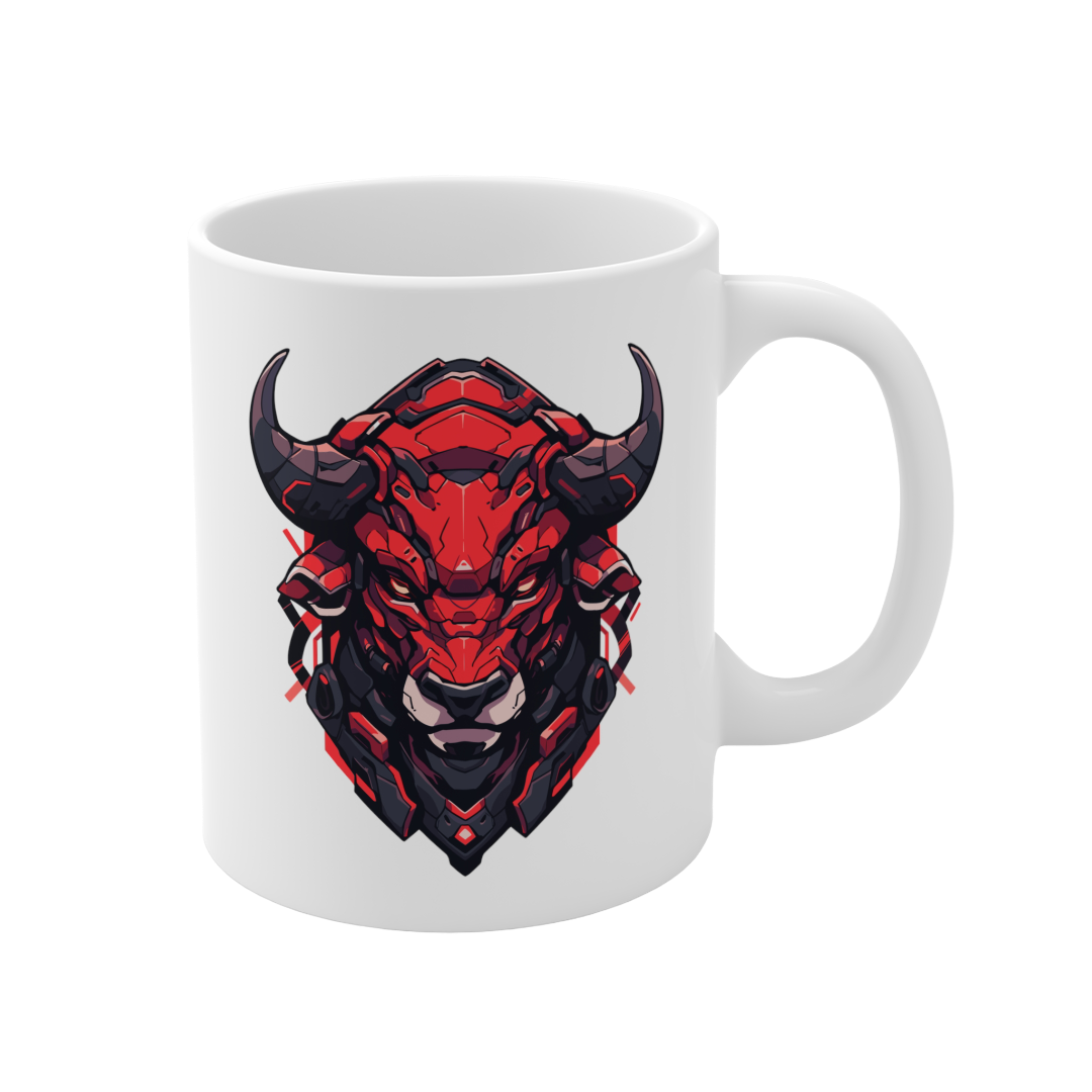 11 Oz Mug | Mascot-Bull-009