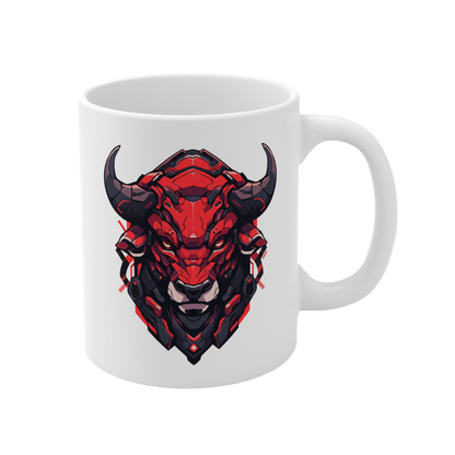 11 Oz Mug | Mascot-Bull-009