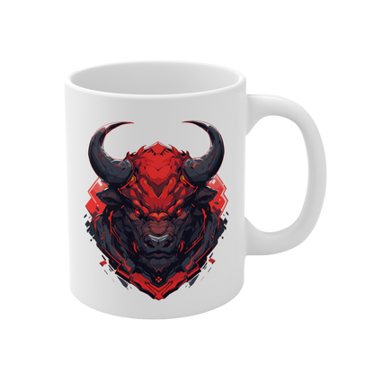 11 Oz Mug | Mascot-Bull-010