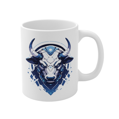 11 Oz Mug | Mascot-Bull-013