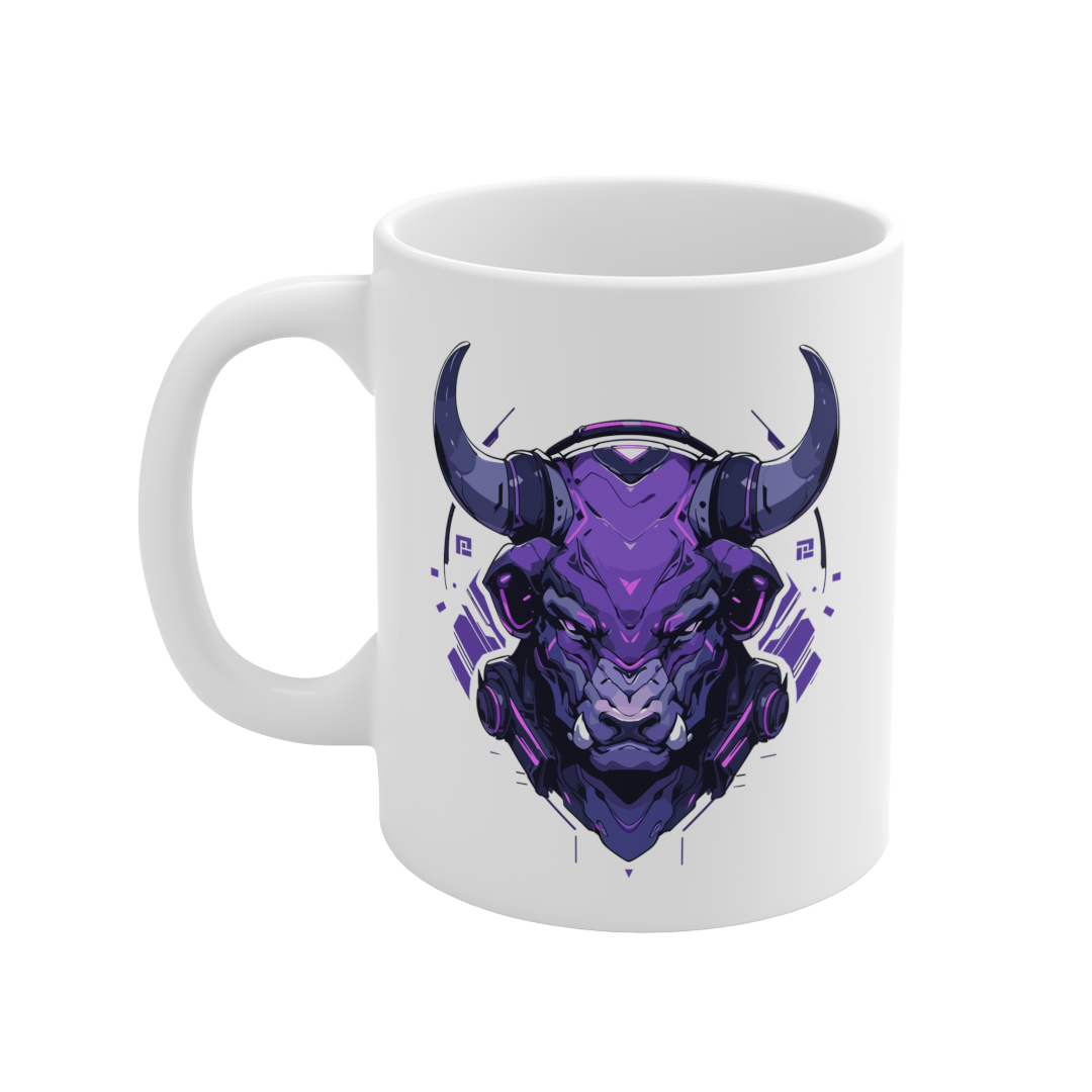 11 Oz Mug | Mascot-Bull-015