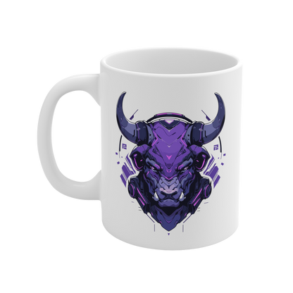 11 Oz Mug | Mascot-Bull-015