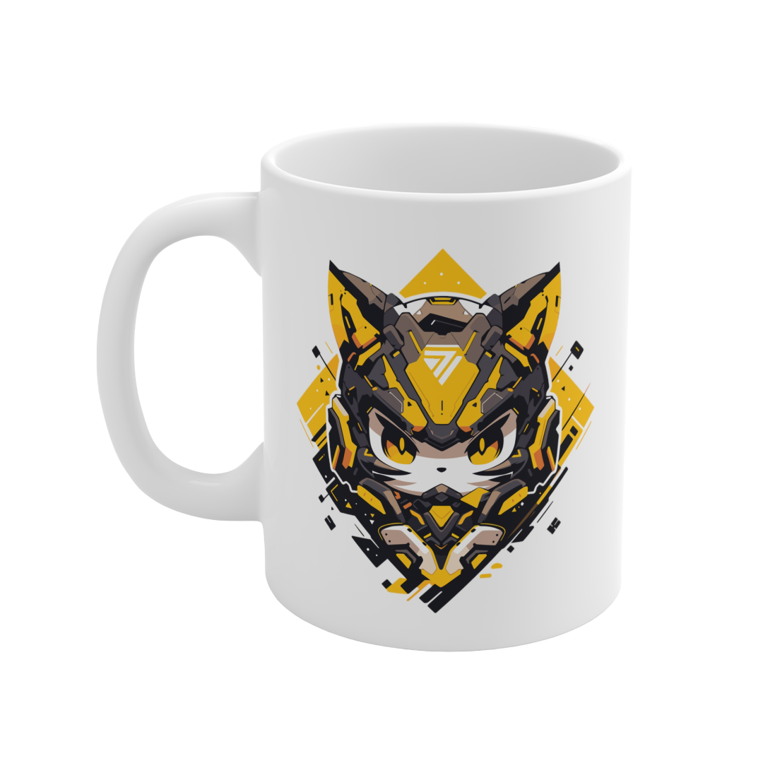 11盎司马克杯 | Mascot-Cat-003