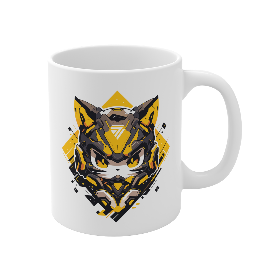 11盎司马克杯 | Mascot-Cat-003
