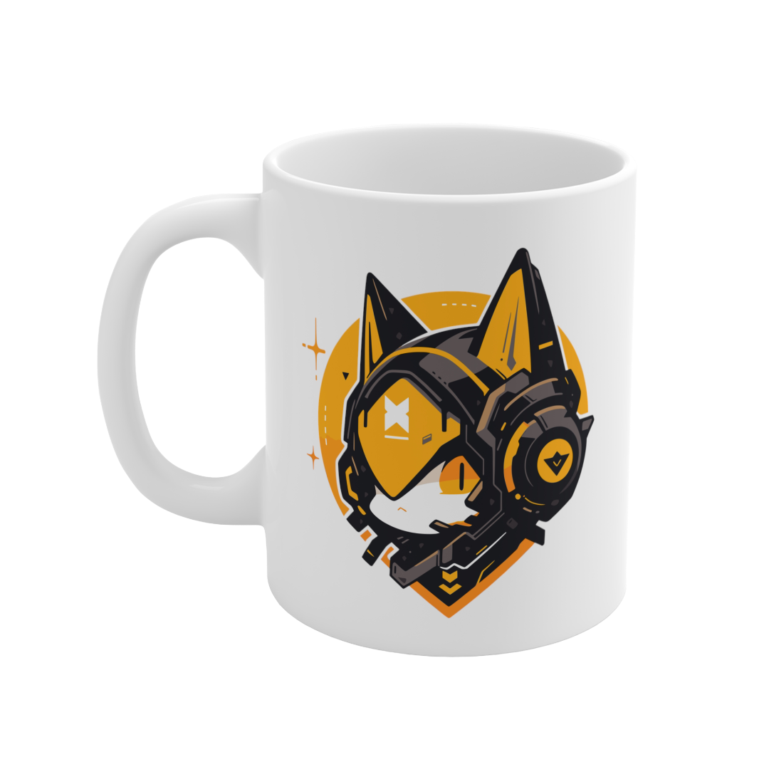 11盎司马克杯 | Mascot-Cat-004