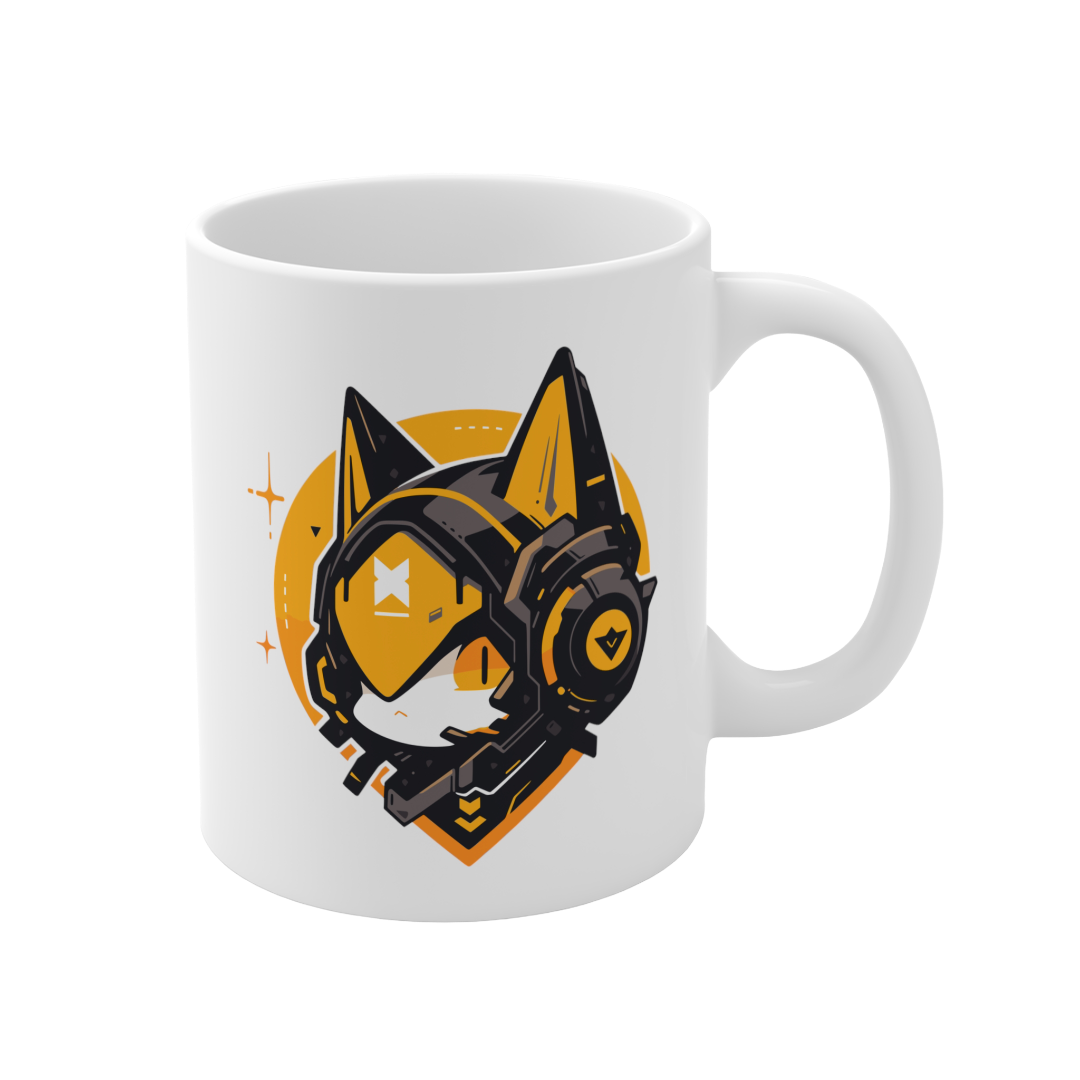 11盎司马克杯 | Mascot-Cat-004