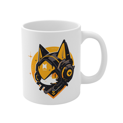 11 Oz Mug | Mascot-Cat-004