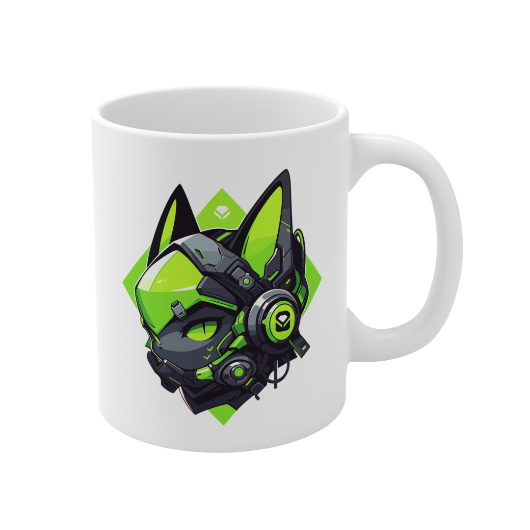 11 Oz Mug | Mascot-Cat-006