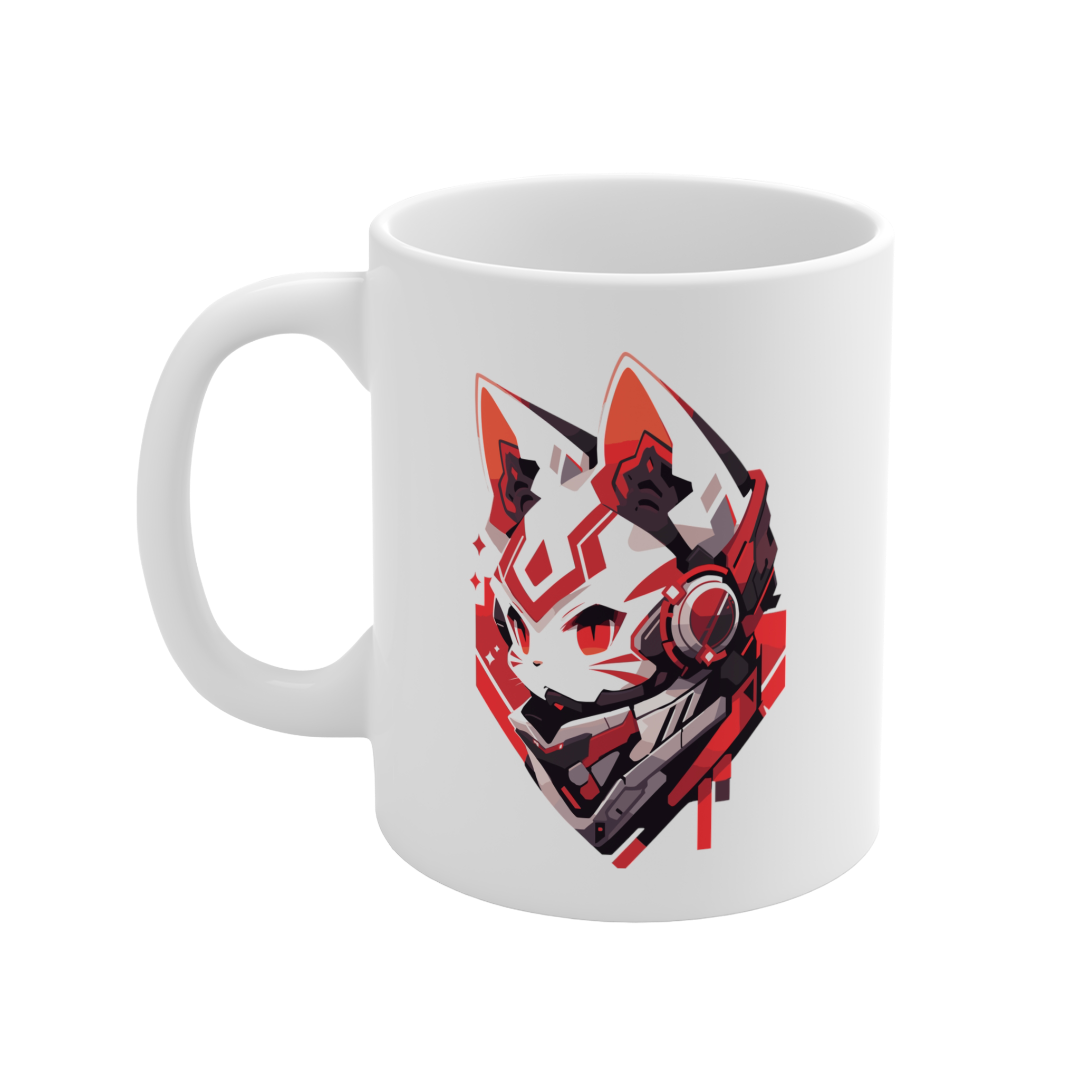 11 Oz Mug | Mascot-Cat-009