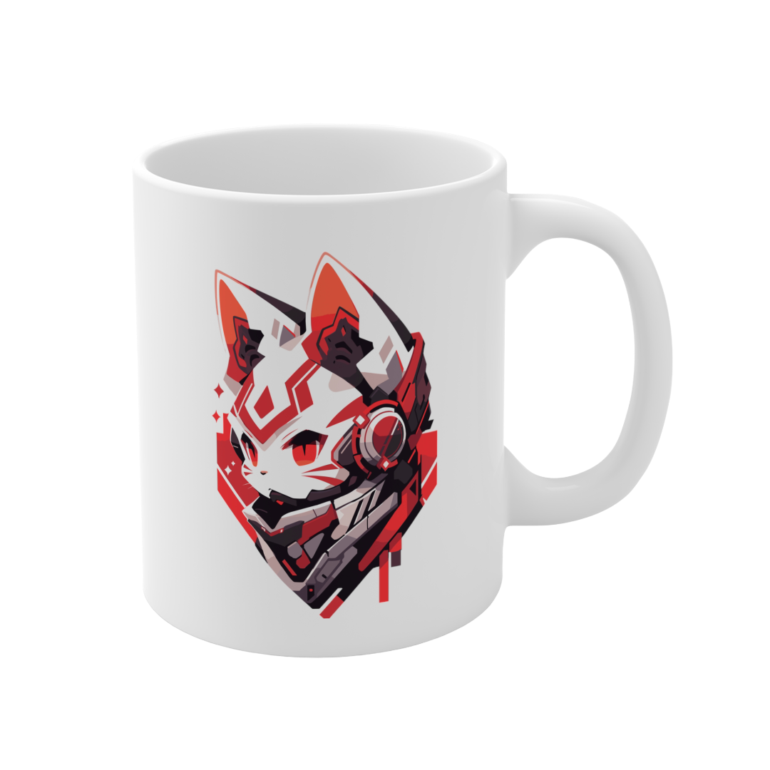 11盎司马克杯 | Mascot-Cat-009