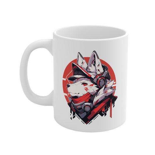 Mascot Logo 11 Oz Mug M11-2404-Mascot-Dog-010