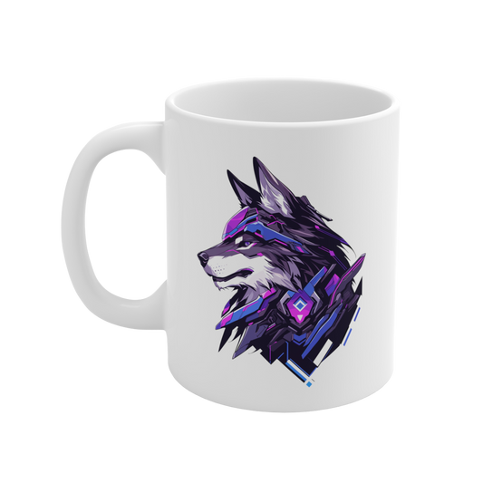 Mascot Logo 11 Oz Mug M11-2404-Mascot-Dog-015