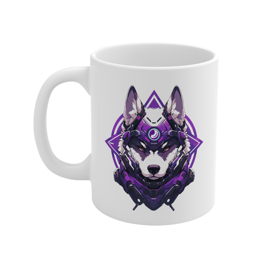 Mascot Logo 11 Oz Mug M11-2404-Mascot-Dog-016