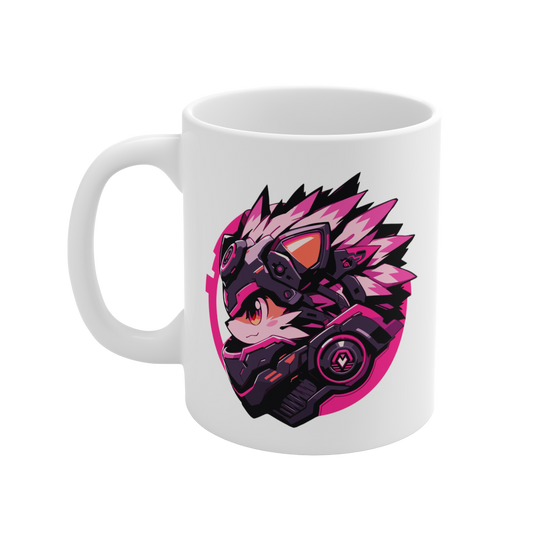 11 Oz Mug | Mascot-Hedgehog-001