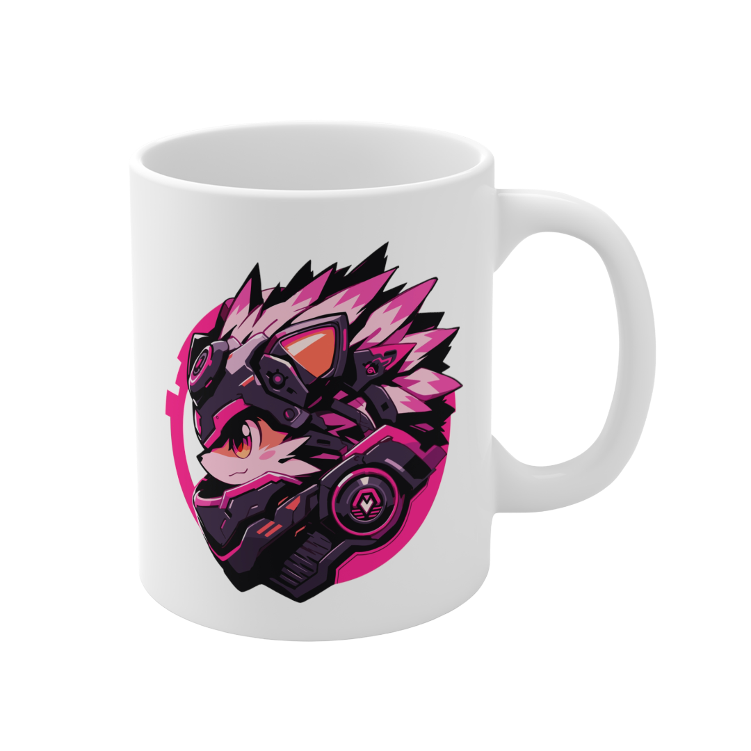 11 Oz Mug | Mascot-Hedgehog-001