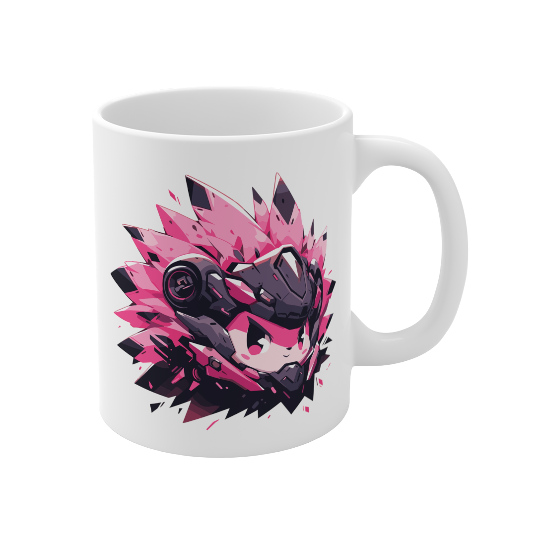 11 Oz Mug | Mascot-Hedgehog-002