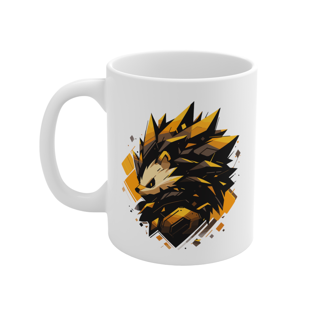 11 Oz Mug | Mascot-Hedgehog-003