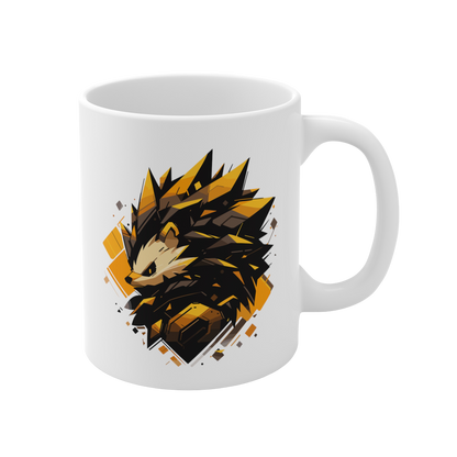 11 Oz Mug | Mascot-Hedgehog-003