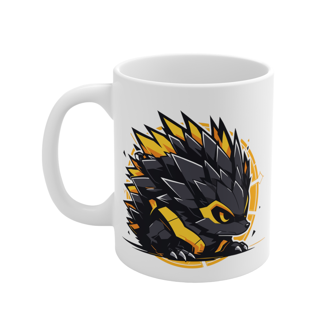 11 Oz Mug | Mascot-Hedgehog-004